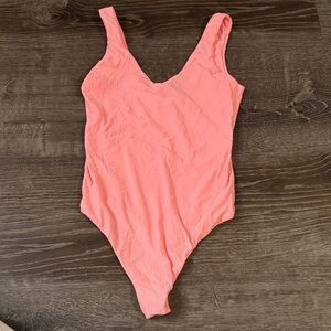 Aerie Coral Bodysuit
